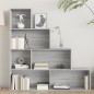 Bücherregal Grau Sonoma 155x24x160 cm Bücherregal Grau Sonoma 155x24x160 cm