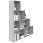Bücherregal Grau Sonoma 155x24x160 cm Bücherregal Grau Sonoma 155x24x160 cm