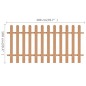 vidaXL Lattenzaun WPC 200x100 cm vidaXL Lattenzaun WPC 200x100 cm