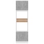 Mikrowellenumbauschrank Betongrau 60x57x207 cm Holzwerkstoff Mikrowellenumbauschrank Betongrau 60x57x207 cm Holzwerkstoff