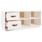 vidaXL Schuhbank Weiß 100x34x45 cm Massivholz Kiefer vidaXL Schuhbank Weiß 100x34x45 cm Massivholz Kiefer