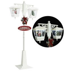 vidaXL Weihnachts-Straßenlampe mit Weihnachtsmann 81x40x188 cm PVC