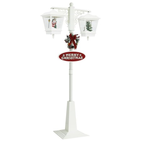 vidaXL Weihnachts-Straßenlampe mit Weihnachtsmann 81x40x188 cm PVC