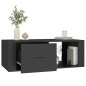 Couchtisch Schwarz 100x50,5x35 cm Holzwerkstoff Couchtisch Schwarz 100x50,5x35 cm Holzwerkstoff
