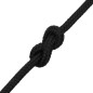 Bootsseil Schwarz 10 mm 100 m Polypropylen Bootsseil Schwarz 10 mm 100 m Polypropylen