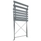 vidaXL 3-tlg. Bistro-Set Stahl Grau vidaXL 3-tlg. Bistro-Set Stahl Grau