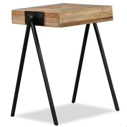 vidaXL Beistelltisch Recyceltes Massivholz Teak 