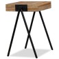 vidaXL Beistelltisch Recyceltes Massivholz Teak 