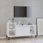 vidaXL TV-Schrank Hochglanz-Weiß 100x35x55 cm Holzwerkstoff vidaXL TV-Schrank Hochglanz-Weiß 100x35x55 cm Holzwerkstoff