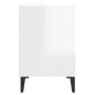 vidaXL TV-Schrank Hochglanz-Weiß 100x35x55 cm Holzwerkstoff vidaXL TV-Schrank Hochglanz-Weiß 100x35x55 cm Holzwerkstoff