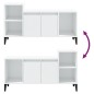 vidaXL TV-Schrank Hochglanz-Weiß 100x35x55 cm Holzwerkstoff vidaXL TV-Schrank Hochglanz-Weiß 100x35x55 cm Holzwerkstoff