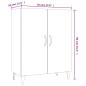 vidaXL Sideboard Sonoma-Eiche 70x34x90 cm Holzwerkstoff vidaXL Sideboard Sonoma-Eiche 70x34x90 cm Holzwerkstoff