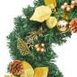 Weihnachtsgirlande mit LED-Lichtern Grün 2,7 m PVC Weihnachtsgirlande mit LED-Lichtern Grün 2,7 m PVC