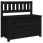 vidaXL Sitzbank Schwarz 80x41x77 cm Massivholz Kiefer vidaXL Sitzbank Schwarz 80x41x77 cm Massivholz Kiefer