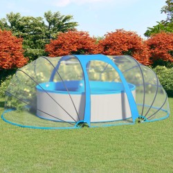 Pool-Kuppel Oval 530x410x205 cm