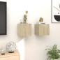 TV-Wandschränke 2 Stk. Sonoma-Eiche 30,5x30x30 cm TV-Wandschränke 2 Stk. Sonoma-Eiche 30,5x30x30 cm