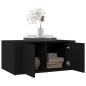 Couchtisch Schwarz 80x50x36 cm Holzwerkstoff Couchtisch Schwarz 80x50x36 cm Holzwerkstoff
