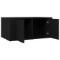 Couchtisch Schwarz 80x50x36 cm Holzwerkstoff Couchtisch Schwarz 80x50x36 cm Holzwerkstoff