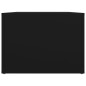 Couchtisch Schwarz 80x50x36 cm Holzwerkstoff Couchtisch Schwarz 80x50x36 cm Holzwerkstoff