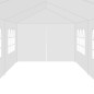 Gartenzelt 3x12 m Weiß Gartenzelt 3x12 m Weiß