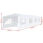Gartenzelt 3x12 m Weiß Gartenzelt 3x12 m Weiß