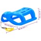 Schlitten Blau 80x39,5x25,5 cm Polypropylen Schlitten Blau 80x39,5x25,5 cm Polypropylen