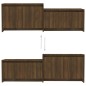 vidaXL TV-Schrank Eichen-Optik Braun 146,5x35x50 cm Holzwerkstoff vidaXL TV-Schrank Eichen-Optik Braun 146,5x35x50 cm Holzwerkstoff