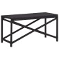 Gartenbank 80 cm Poly Rattan Schwarz Gartenbank 80 cm Poly Rattan Schwarz