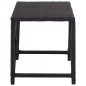 Gartenbank 80 cm Poly Rattan Schwarz Gartenbank 80 cm Poly Rattan Schwarz