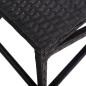 Gartenbank 80 cm Poly Rattan Schwarz Gartenbank 80 cm Poly Rattan Schwarz