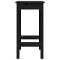 vidaXL Barstühle 2 Stk. Schwarz 40x40x78 cm Massivholz Kiefer vidaXL Barstühle 2 Stk. Schwarz 40x40x78 cm Massivholz Kiefer