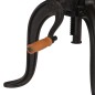 Beistelltisch 45 x (45-62) cm Massivholz Mango und Gusseisen Beistelltisch 45 x (45-62) cm Massivholz Mango und Gusseisen