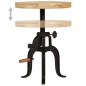 Beistelltisch 45 x (45-62) cm Massivholz Mango und Gusseisen Beistelltisch 45 x (45-62) cm Massivholz Mango und Gusseisen