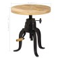Beistelltisch 45 x (45-62) cm Massivholz Mango und Gusseisen Beistelltisch 45 x (45-62) cm Massivholz Mango und Gusseisen