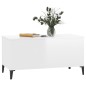 Couchtisch Hochglanz-Weiß 90x44,5x45 cm Holzwerkstoff Couchtisch Hochglanz-Weiß 90x44,5x45 cm Holzwerkstoff