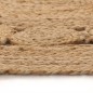 Teppich Geflochten Jute 180 cm Rund Teppich Geflochten Jute 180 cm Rund