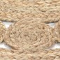 Teppich Geflochten Jute 180 cm Rund Teppich Geflochten Jute 180 cm Rund