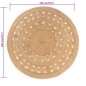 Teppich Geflochten Jute 180 cm Rund Teppich Geflochten Jute 180 cm Rund