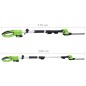 Stab-Heckenschere mit Akku 20 V 1500 mAh Li-Ion Stab-Heckenschere mit Akku 20 V 1500 mAh Li-Ion