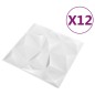 3D-Wandpaneele 12 Stk. 50x50 cm Diamant Grau 3 m² 3D-Wandpaneele 12 Stk. 50x50 cm Diamant Grau 3 m²