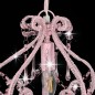 Deckenleuchte mit Perlen Rosa Rund E14 Deckenleuchte mit Perlen Rosa Rund E14
