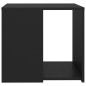 Beistelltisch Schwarz 50x50x45 cm Holzwerkstoff Beistelltisch Schwarz 50x50x45 cm Holzwerkstoff