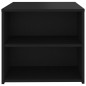 Beistelltisch Schwarz 50x50x45 cm Holzwerkstoff Beistelltisch Schwarz 50x50x45 cm Holzwerkstoff