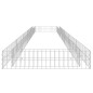 vidaXL Gabionen-Hochbeet Verzinkter Stahl 500x100x20 cm vidaXL Gabionen-Hochbeet Verzinkter Stahl 500x100x20 cm