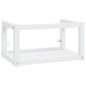 Badezimmer Wand-Waschtischgestell Weiß 59x38x31 cm Eisen Badezimmer Wand-Waschtischgestell Weiß 59x38x31 cm Eisen