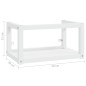 Badezimmer Wand-Waschtischgestell Weiß 59x38x31 cm Eisen Badezimmer Wand-Waschtischgestell Weiß 59x38x31 cm Eisen