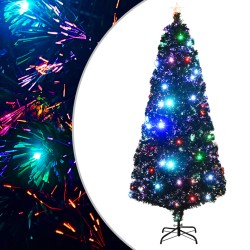 Künstlicher Weihnachtsbaum mit Ständer/LED 210 cm Fiberoptik