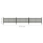 Lattenzaun mit Pfosten 3 Stk. WPC 614x80 cm Lattenzaun mit Pfosten 3 Stk. WPC 614x80 cm