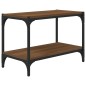 TV-Schrank Braun Eichen-Optik 60x33x41 cm Holzwerkstoff Stahl TV-Schrank Braun Eichen-Optik 60x33x41 cm Holzwerkstoff Stahl