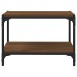 TV-Schrank Braun Eichen-Optik 60x33x41 cm Holzwerkstoff Stahl TV-Schrank Braun Eichen-Optik 60x33x41 cm Holzwerkstoff Stahl